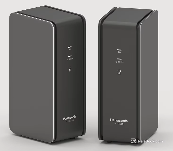 Panasonic Black Daily Electrical Appliances with User Friendly Interface and Compact Design 3d model