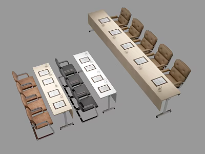 Outdoor Table With Multiple Colors Sturdy Metal Legs And Matching Chairs For Modern Gardens 3d model