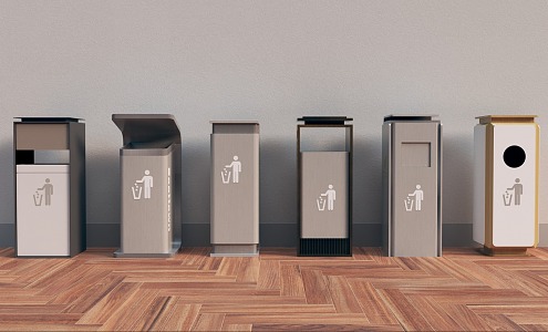 trash can 3d model