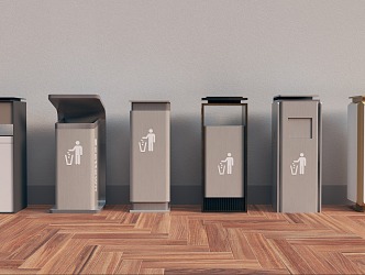 trash can 3d model