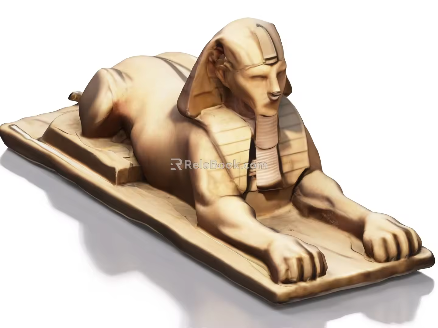 Sphinx Egyptian architecture 3d model