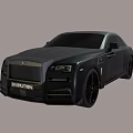 Svelution Black Luxury Car With Sporty Exterior Design And Black Alloy Wheels
