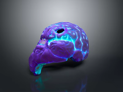 Advanced Illuminated Medical Device for Brain 3D Anatomical Visualization in Neuroscience Education 3d model