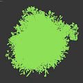 Natural Green Tree Leaf Decorative Ornament Set For Home Decoration