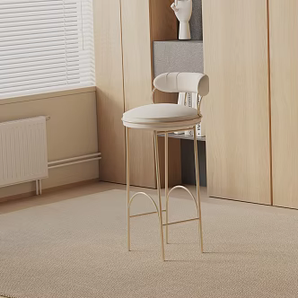 Modern Bar Chair 3d model