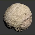 Natural Rough Surface Stone Sphere As Decorative Element In Interior Design