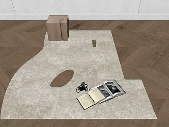 Modern Moulding Carpet 3d model