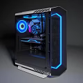 Modern host computer competitive host 3d model
