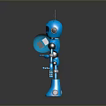 Industrial Robot Single Wheel Robot Double Wheel Robot Assistant Small Robot 3d model