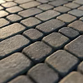 Durable Rustic Natural Cobblestone Pavement For Classic Outdoor Street And Courtyard Ground Decoration