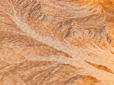 Scenic Desert Landscape with Rolling Sand Dunes and Textured Terrain in Warm Tones 3d model