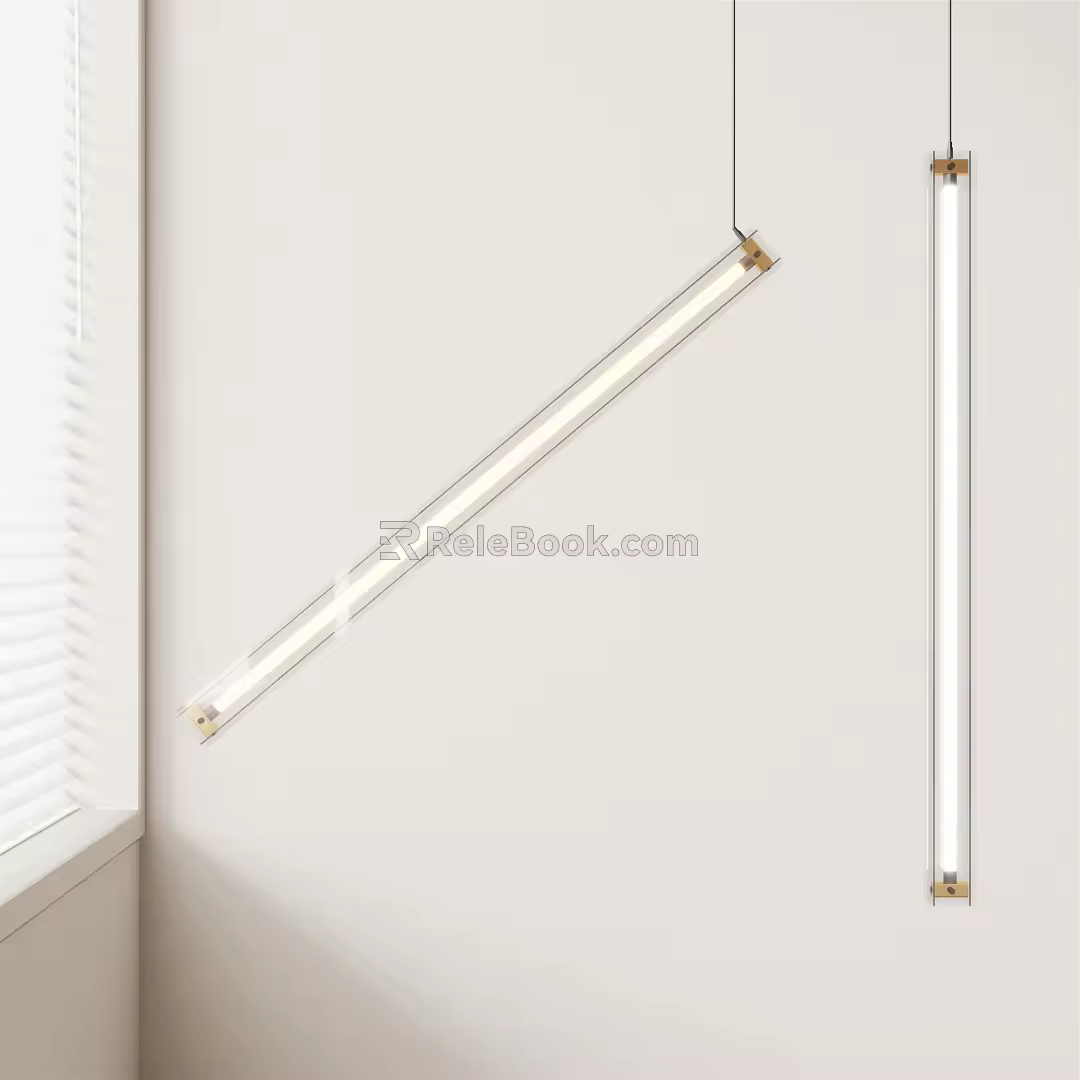 Modern Chandelier Simple Chandelier 3d model