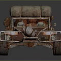 Travel car self-modified car self-modified car self-modified car self-made car self-made car travel car 3d model