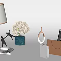 Modern Ornaments Combination Decorative Ornaments 3d model