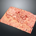 Pit hole Soil pit Sand pit Earth hole Meteor crater Natural landscape 3d model