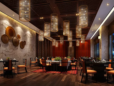 Restaurant 3d model Restaurant 3d model