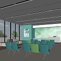 Hospital Outpatient Clinic Waiting Area With Modern Design Comfortable Chairs And Natural Light