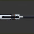 Modern Submachine Gun Sci-Firearms Sci-Fi Game Gun Games Firearms Game Gun 3d model