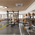 Modern Gym 3d model