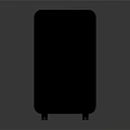 Modern Home Air Purifier With Digital Display Control Buttons And Green Indicator
