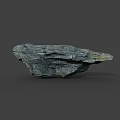 Natural Layered Rock Formation With Rough Surface And Earthy Grayish Tones