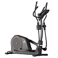 Adidas Sports Equipment Elliptical Trainer featuring Black Design Red Accents and Ergonomic Handles