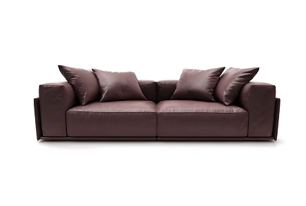 modern double sofa 3d model