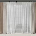 Modern Curtains 3d model