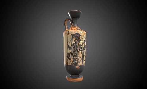 Vase Antique Vase Museum 3d model