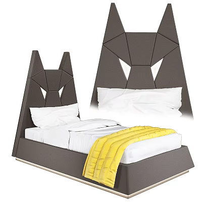 Modern Children's Bed Batman Children's Bed 3d model Modern Children's Bed Batman Children's Bed 3d model