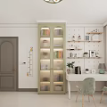 Playful Kids Room Interior With Bunk Bed Slide Climbing Net Green Wall And White Cabinets