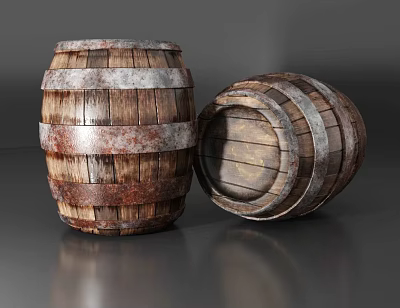 Modern Wine Barrel Wooden Barrel Wine Barrel Red Wine Barrel Combination Wine Barrel Wine Cellar Warehouse Wine Tank Storage Tank 3d model