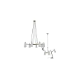 Jonathan Montfaucon Lighting Set Modern Chandeliers With Multiple Shades And Unique Designs