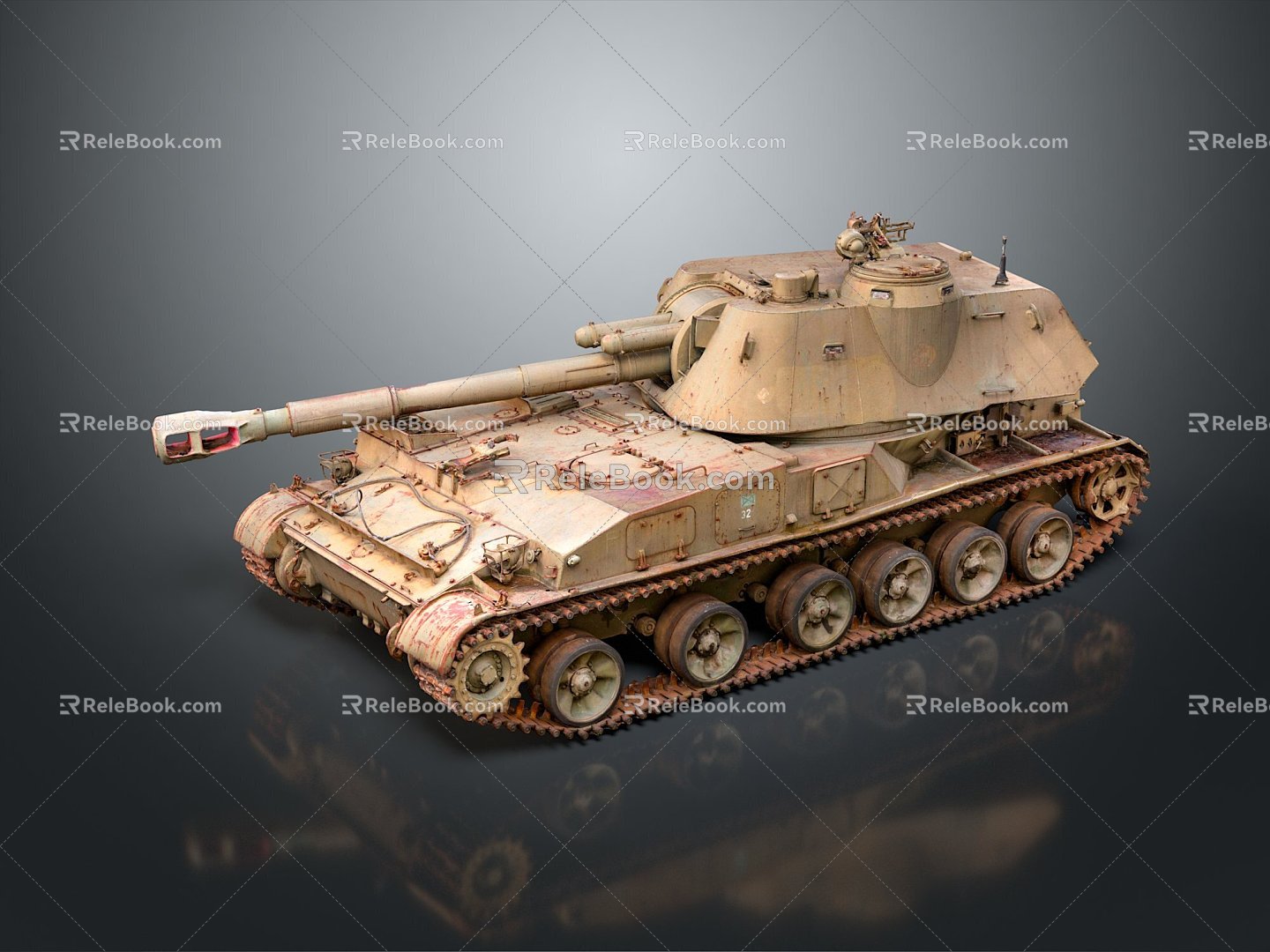 Modern Tank Light Tank Light Armor 3d model