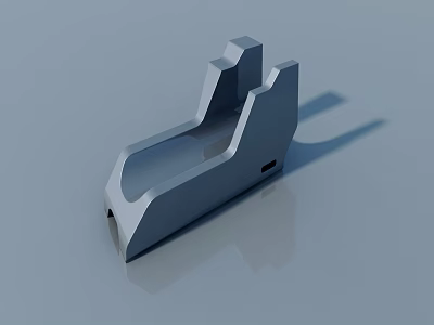 Smart Machine Metal Mechanical Component Featuring Precision Structure And 3D Design 3d model