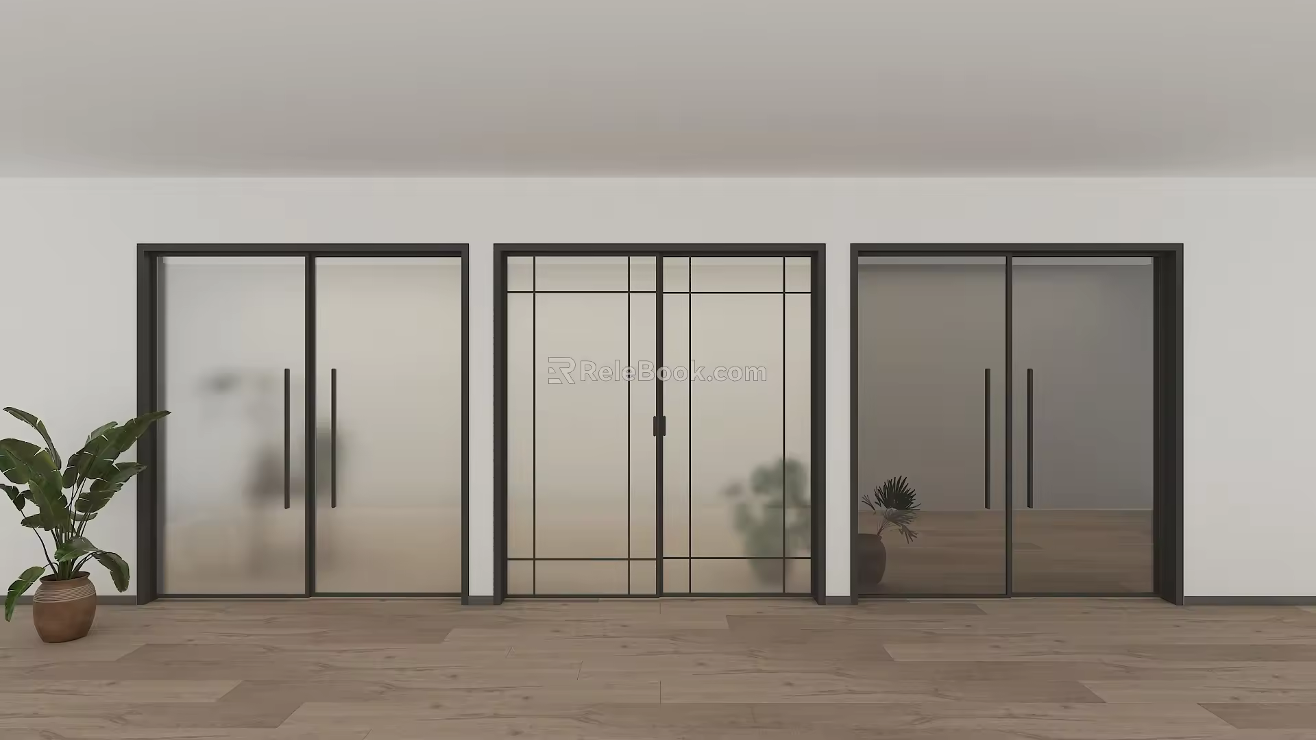 sliding door sliding door 3d model