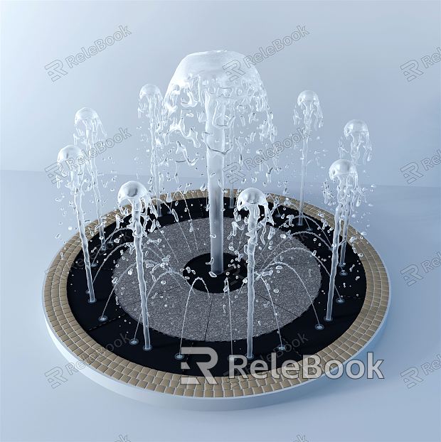 modern fountain model