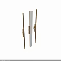Modern Gold Metal Wall Sconces With Sleek Lines For Contemporary Interior Design