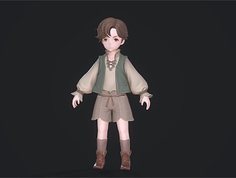 Boy Child 3d model