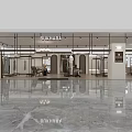 Bukhara Clothing Store Interior With Mannequins Hanging Clothes Display Racks Chandeliers And Marble Floors