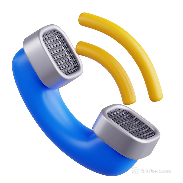 Smart Machine With Blue Silver Components And Yellow Curved Parts Design 3d model