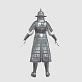 Chinese Armor Armor Armor Soldier Armor Ancient Iron Armor 3d model