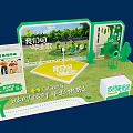 Vibrant Graduation Season Interactive Zone With Display Boards Lawn Scenes And Celebration Elements 3d model
