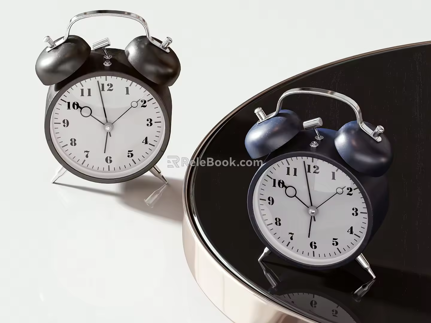 Modern alarm clock 3d model