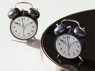 Modern alarm clock 3d model