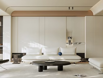 modern living room 3d model