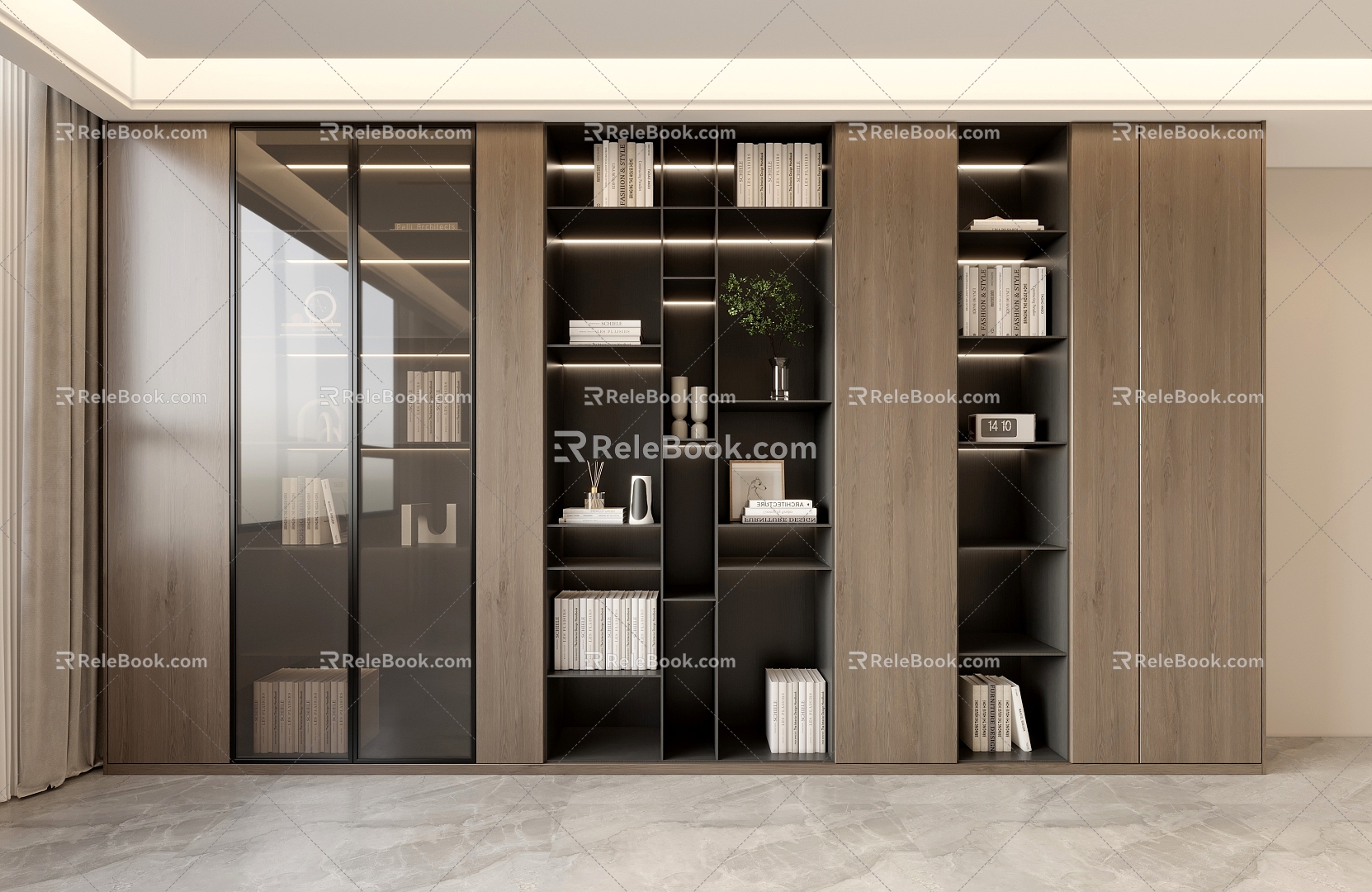 Modern Italian Study 3d model