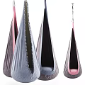 Cozy Indoor Hanging Chairs In Different Colors With Soft Fabric Material