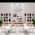 MATTERS HUB Modern Store Showroom Featuring Glass Windows Interior Lighting And Decorative