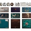 Lifestyle Product Packaging Boxes with Elegant Designs Various Colors and Decorative Patterns
